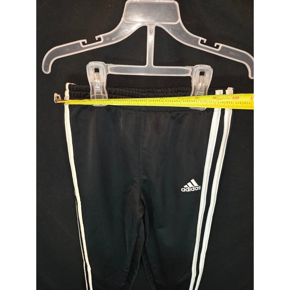 Adidas Tracksuit Set Kids‎ 4T Black White Three Stripe Jacket Pants Outfit